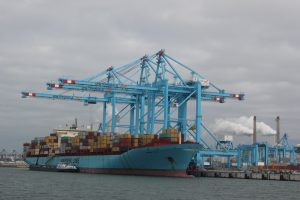 NBM Maersk kade voorschip
